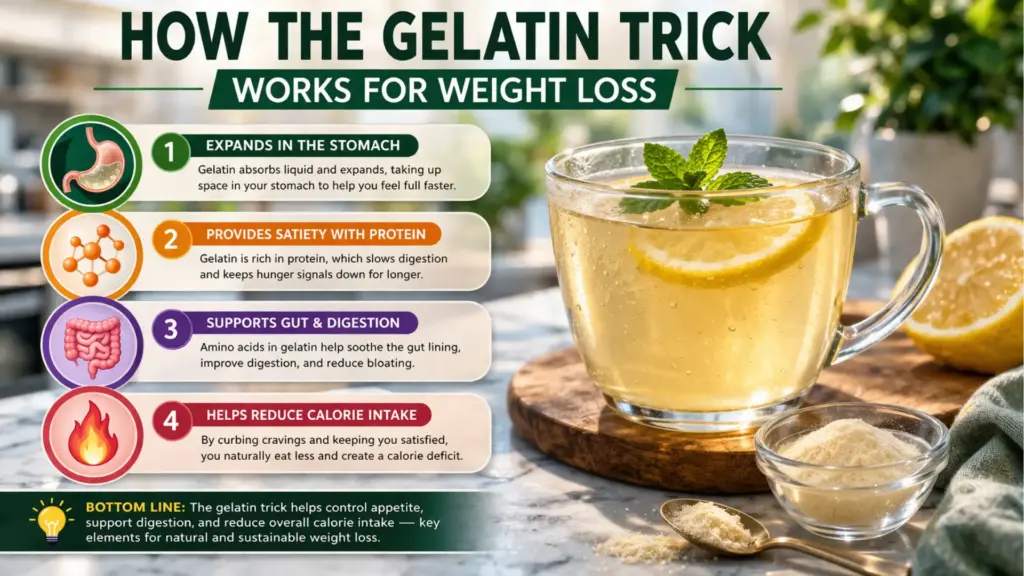 dr jennifer ashton bariatric gelatin recipe how gelatin works for weight loss infographic