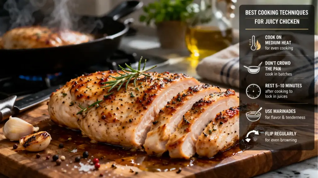 how to tell if chicken is done without thermometer using juicy cooking techniques