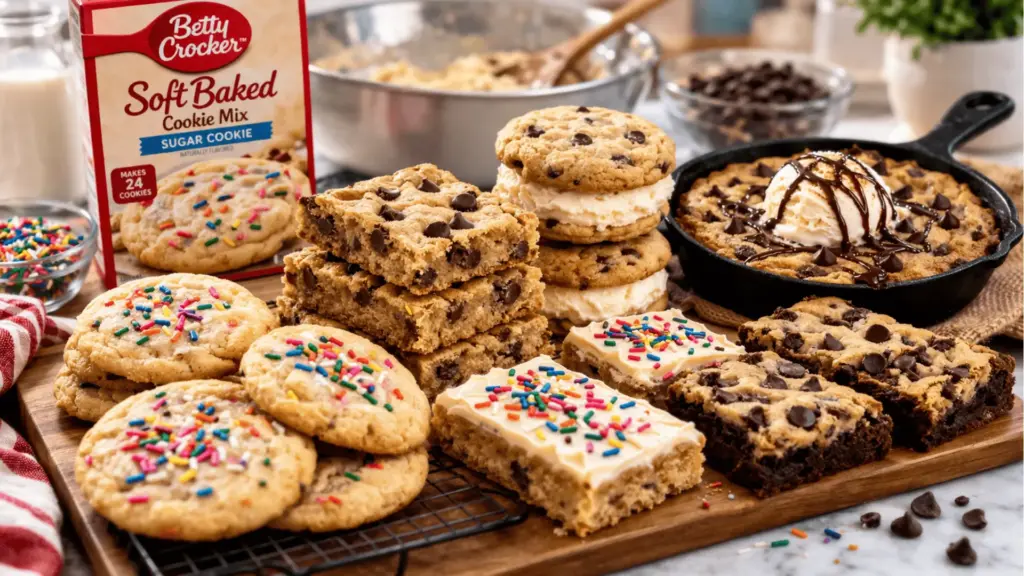 betty crocker recipe hacks using soft baked cookie mix desserts