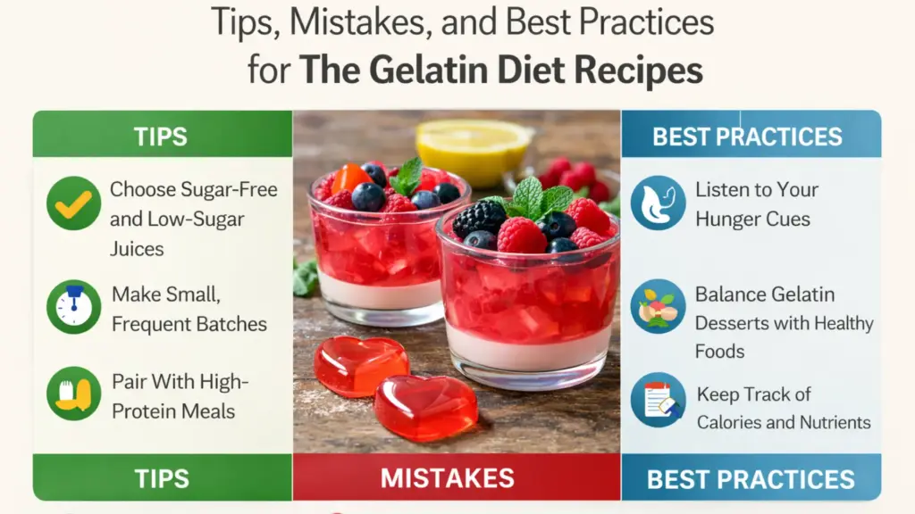 the gelatin diet recipes tips mistakes and best practices for weight loss success
