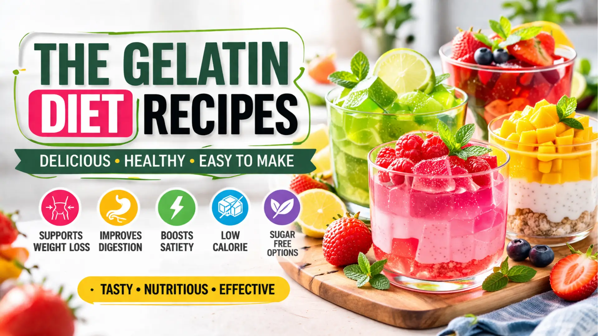 the gelatin diet recipes healthy weight loss desserts low calorie high protein