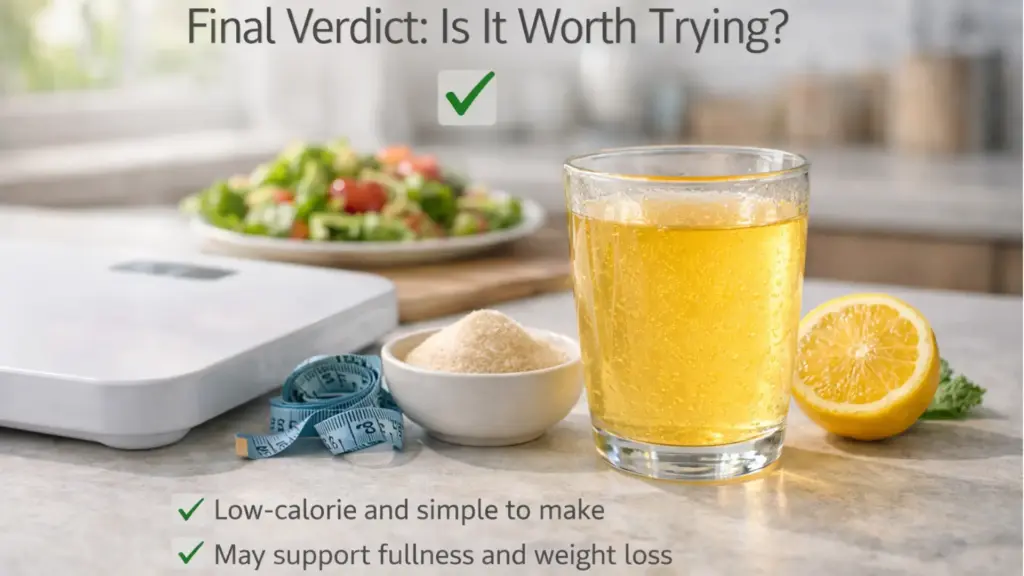 what are the 3 ingredients in the gelatin trick weight loss drink final verdict healthy lifestyle