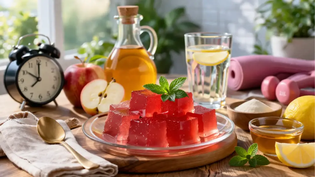 bariatric gelatin recipe with apple cider vinegar for weight loss snack