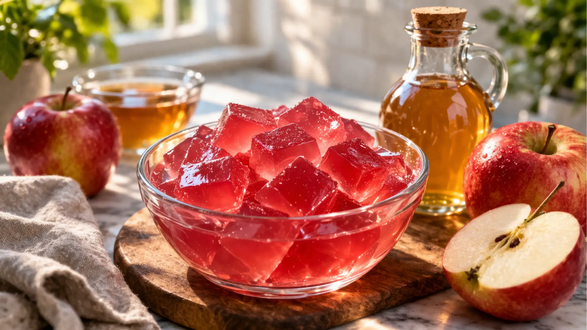bariatric gelatin recipe with apple cider vinegar healthy weight loss gelatin cubes