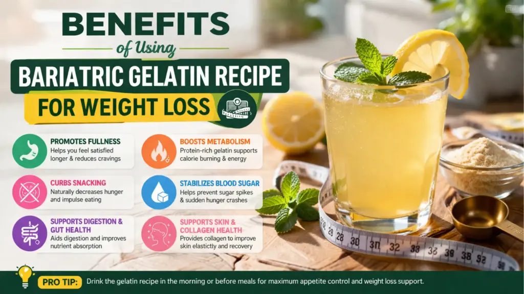 Dr Ashton bariatric gelatin recipe ingredients benefits for weight loss drink