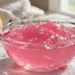 dr ashton bariatric gelatin recipe pink weight loss drink in glass bowl