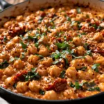 marry me chickpeas without cream​ marry me chickpeas without cream creamy dairy free chickpea recipe in skillet